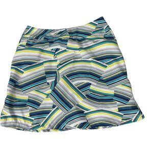 Tail Golf Skort Size Small Broken Stream Print Back Ruffle Flounce